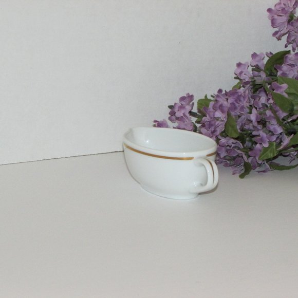 Noritake Fine China Mini Sauce Gravy Boat 2788 Gold Band Vintage Dinnerware - Picture 7 of 9
